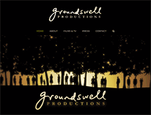 Tablet Screenshot of groundswellfilms.com